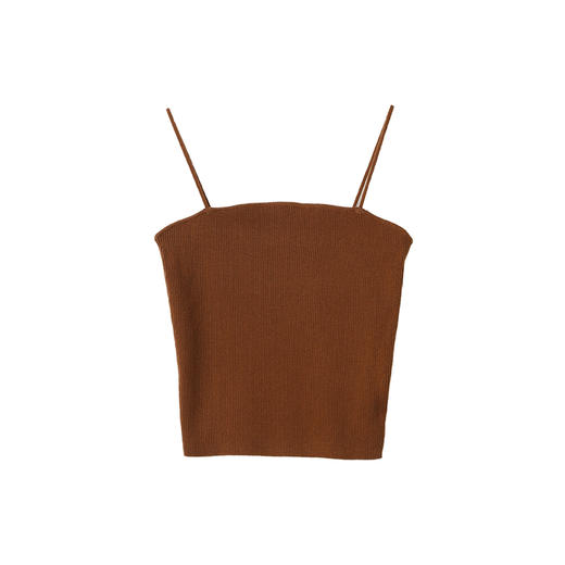 VIMAGE纬漫纪简约纯色百搭修身针织吊带外穿打底上衣2026夏季新款V2501101 商品图11