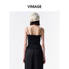 VIMAGE纬漫纪简约纯色百搭修身针织吊带外穿打底上衣2026夏季新款V2501101 商品缩略图5