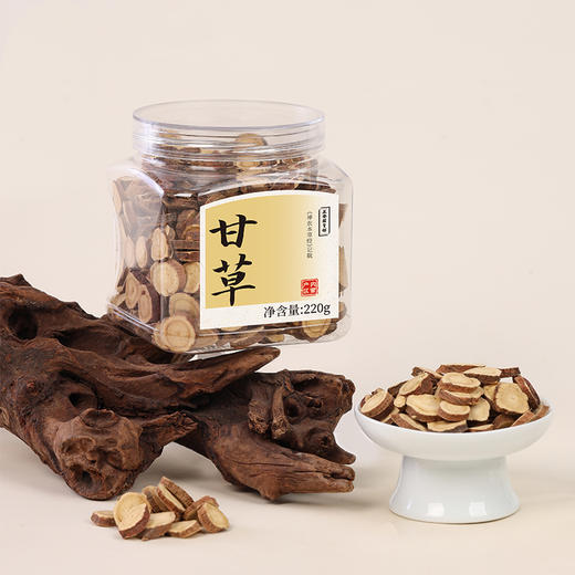 正安原材 内蒙红皮甘草 足三年种植精选中心片 远离干燥感 甘甜滋润清雅耐泡 220g/罐 商品图0