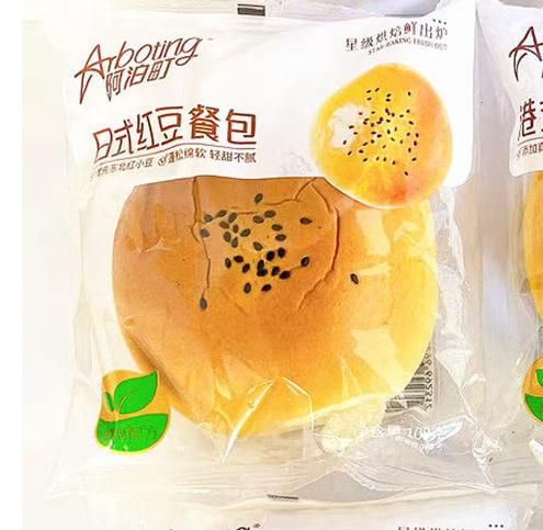 阿泊町日式红豆餐包108g 商品图0