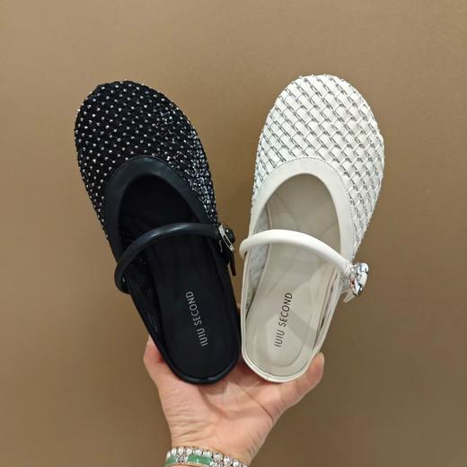 【牛皮革】西村名物2025年夏季新款羊皮内里内垫透气后空一字带空鞋U25AH15861 商品图0