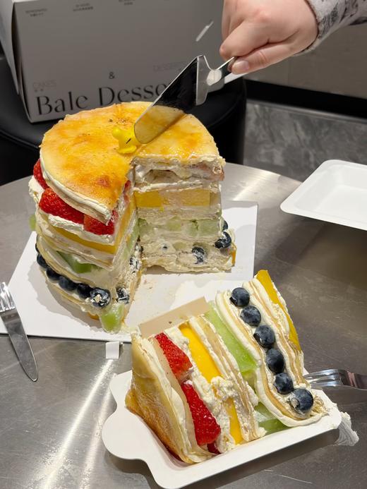 【千层新吃法】4英寸缤纷水果烤布蕾千层 商品图0