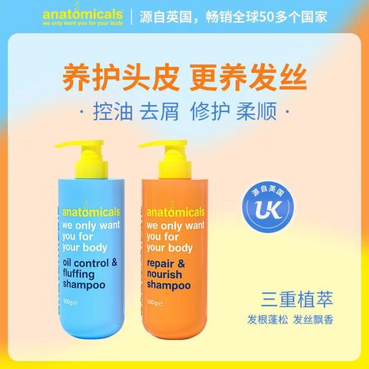 安娜魅纳 控油蓬松洗发水300g（海洋清爽/全澄热恋） 商品图0