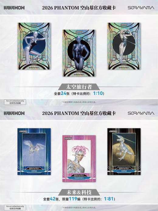 卡卡沃 2026 Phantom 空山基收藏卡 商品图5