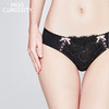 3条98元好奇蜜斯法式蕾丝低腰三角内裤女夏薄轻薄透气纯棉抗菌裆  Bourn 布恩 内裤 商品缩略图0