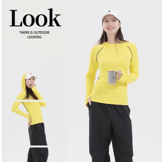 [79元团！带帽款！]纳趣女士春秋连帽速干长袖T恤吸湿排汗速干瑜伽跑步登山徒步WT25705 商品图1