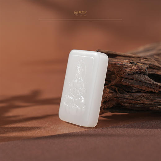 【梵华度母牌】羊脂白玉 商品图4