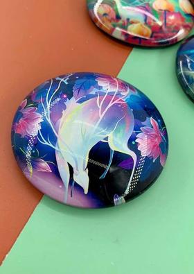 读者书店 | 水晶冰箱贴-曼珠沙华-迷鹿记系列