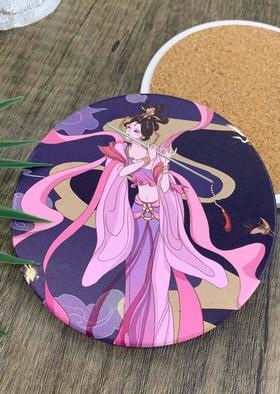 读者书店 | 陶瓷杯垫-慕笛天女-遇见敦煌系列