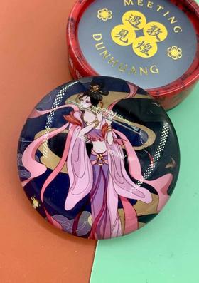 读者书店 | 水晶冰箱贴-慕笛天女-遇见敦煌系列