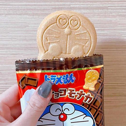 【踏青小食】美托机器猫牛奶巧克力味威化饼干19g/153016 商品图3