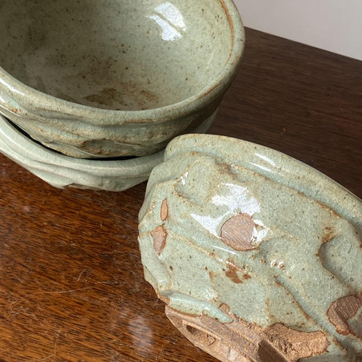 【苏州】日本中古粗陶手作器皿 带签章 X1520 商品图2