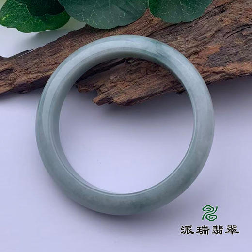 派瑞翡翠 翡翠手镯 糯种 飘花 商品图2
