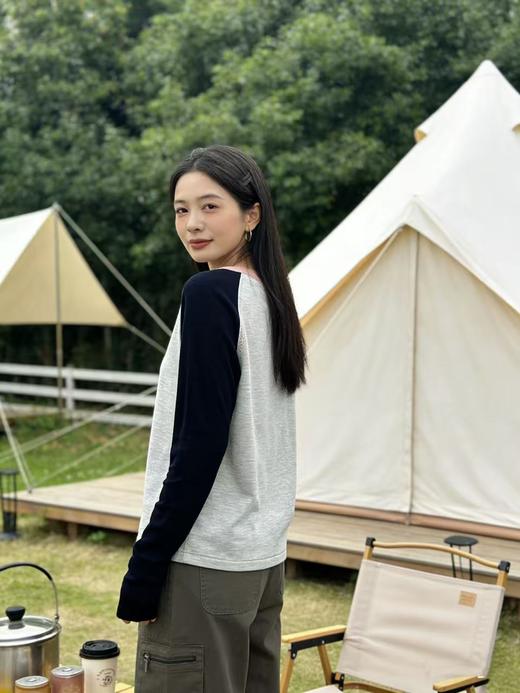 享8折优惠|五一大促羊毛衫！春薄款！品牌促➡️【自营】衣周期格亿（5.5%绵羊毛）6610卡通拼色针织宽松上衣-喜出 商品图2