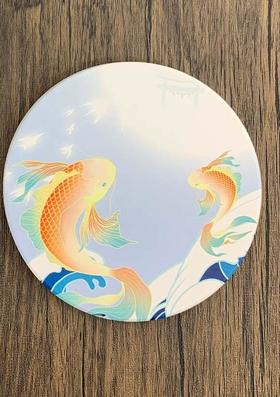 读者书店 | 陶瓷杯垫-鲤跃龙门-遇见敦煌系列