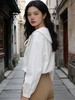 418良粉节|2026 活动爆款 品牌促【自营】衣周期 5096 韩系减龄翻领宽松版衬衫上衣-喜出 商品缩略图4