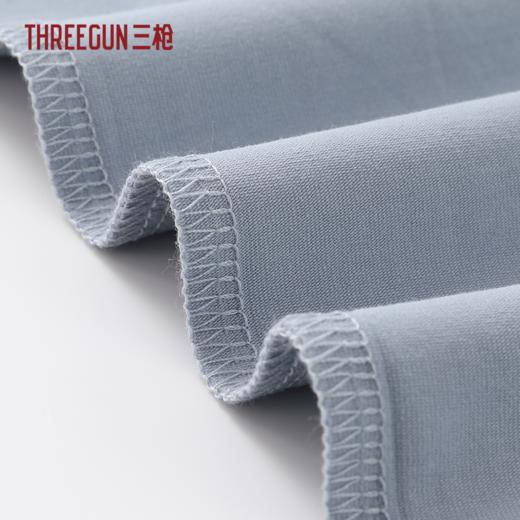 Threegun三枪 冰泉棉翻领开襟短袖长裤男家居套-T80138D02 商品图8