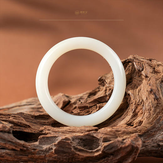 【泫琅】羊脂白玉手镯（圈口55.6） 商品图2