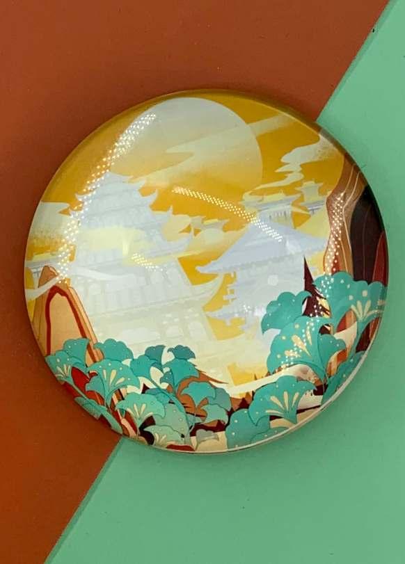 读者书店 | 水晶冰箱贴-日暮阳关-遇见敦煌系列