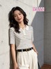 LS竹纤维女士时尚翻领四粒扣针织半袖26127 商品缩略图0