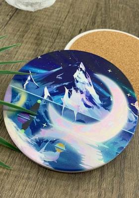 读者书店 | 陶瓷杯垫-天空之境-迷鹿记系列