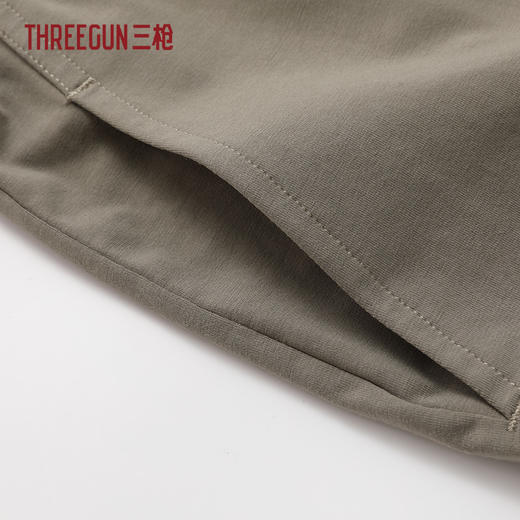 Threegun三枪 彩条冰泉棉短袖短裤男家居套-T80143D02 商品图9