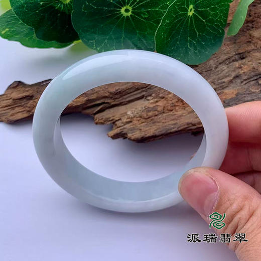 派瑞翡翠 翡翠手镯 糯种 飘花 商品图1