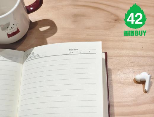 绑带笔记本学生文具松紧带手账本简约肤感皮日记本（不同颜色随机） 商品图1