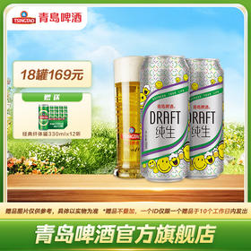 青岛啤酒纯生500ml*18听