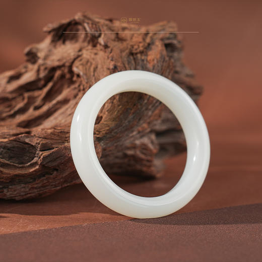 【玖熙】羊脂白玉手镯（圈口53.2） 商品图2