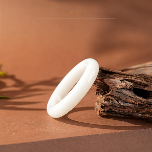 【博仙】羊脂白玉手镯（圈口53.0） 商品图4