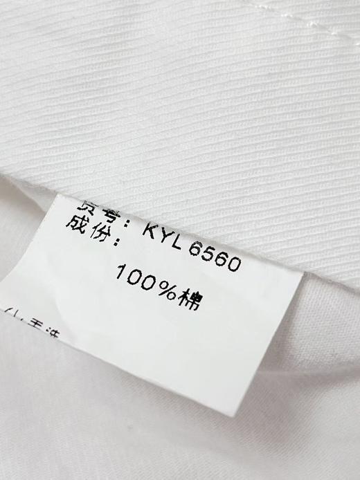 品牌促【自营】衣周期 6560 韩版100%棉金色扣宽松版衬衫上衣-喜出 商品图2