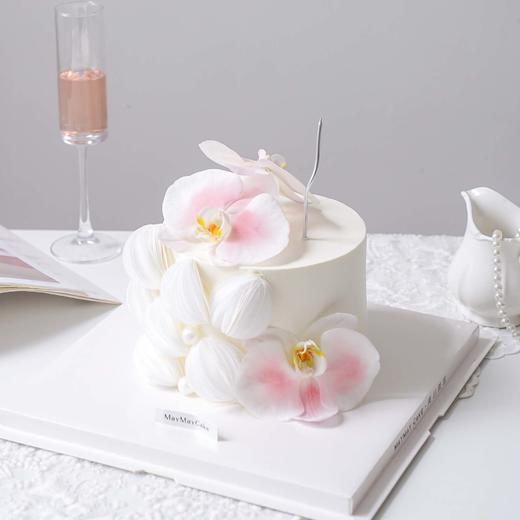 优雅|蝴蝶兰蛋糕【B5228】 商品图0