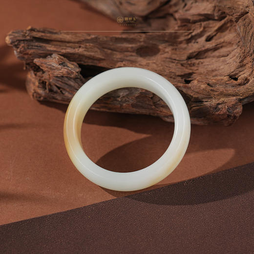 【花颜】一口糖羊脂玉手镯（圈口56.0） 商品图5
