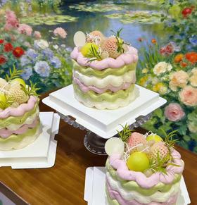 4英寸油画玫珑蛋糕