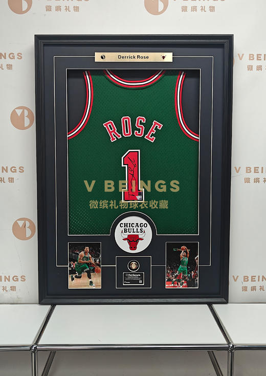 收藏系列 罗斯 绿色球迷版 亲笔签名球衣 商品图1