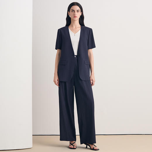 EITIE爱特爱百搭收腰通勤一粒扣西装外套2026夏季新款8603307 商品图1