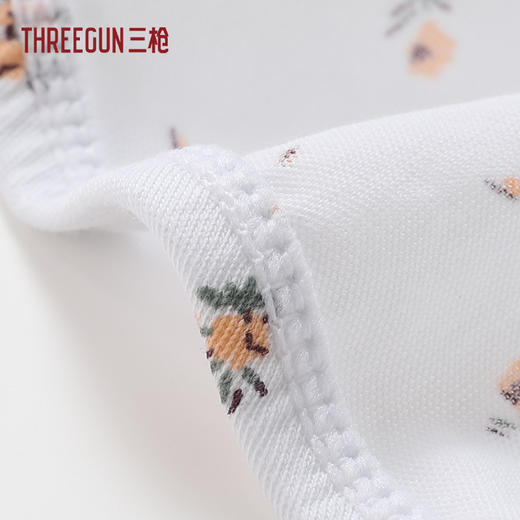Threegun三枪 舒肤棉抗菌女三角裤（3枚装）-T40003B02 商品图5
