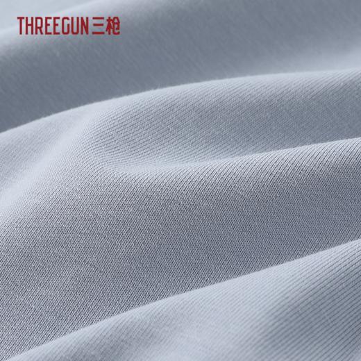 Threegun三枪 冰泉棉翻领开襟短袖长裤男家居套-T80138D02 商品图3