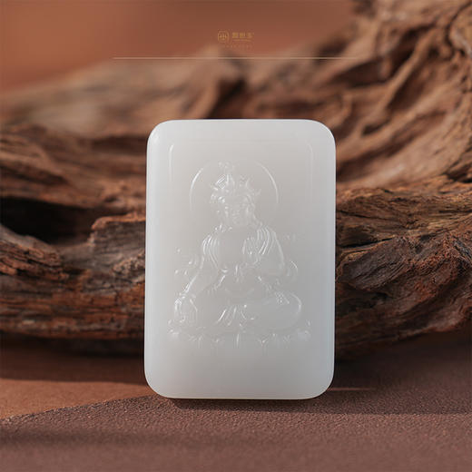 【梵华度母牌】羊脂白玉 商品图1