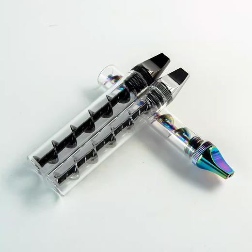 New Pipe二代扁嘴螺旋玻璃烟杆 Twisty干烧烟斗 创意烟具雾化器 商品图3