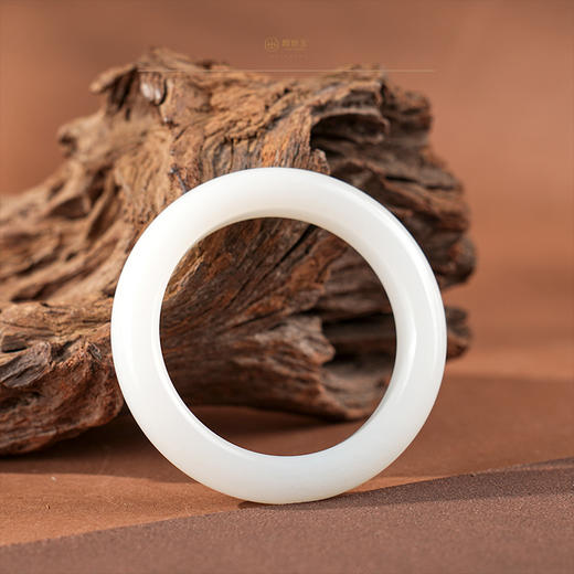 【博仙】羊脂白玉手镯（圈口53.0） 商品图5