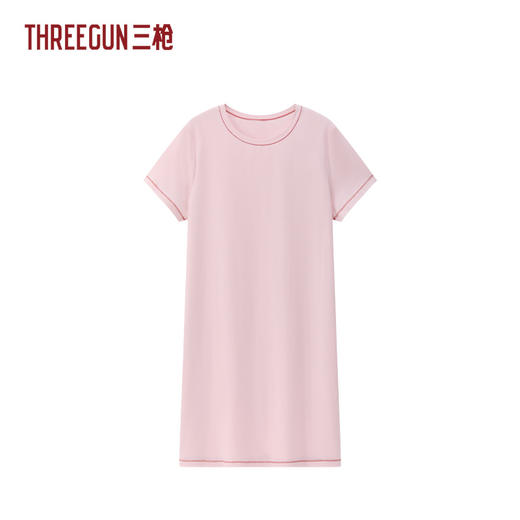 T70026A01 冰泉沁爽棉圆领短袖女家居裙-T70026A01 商品图0