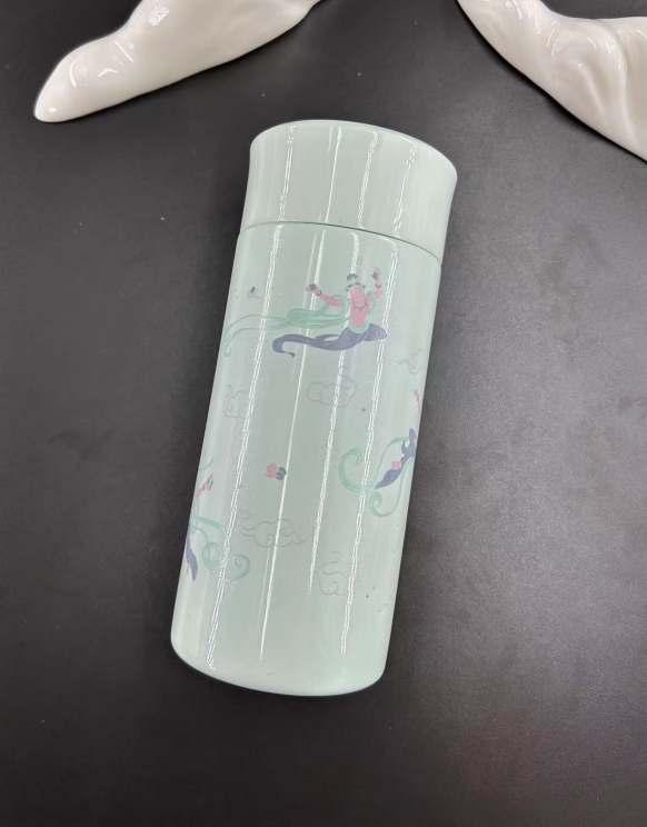 读者书店 | mini保温杯-浮梦飞天雾绿-遇见敦煌系列