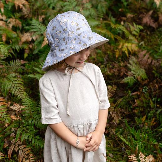Bedhead 26ss新品 宝宝儿童春夏出行渔夫帽护脖帽田园帽-亚麻系列 商品图1