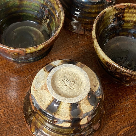 【苏州】日本中古粗陶手作器皿 带签章 X1522 商品图3