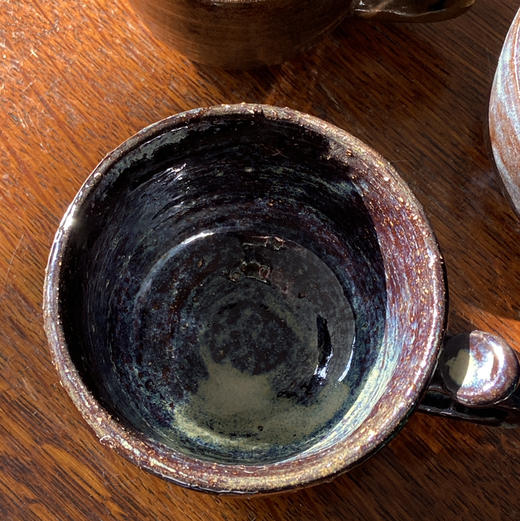 【苏州】日本中古粗陶茶杯 带签章 X1526 商品图9