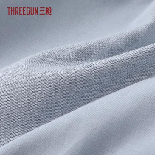 Threegun三枪 冰泉棉翻领开襟短袖长裤男家居套-T80138D02 商品图7