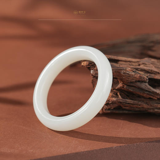 【玖熙】羊脂白玉手镯（圈口53.2） 商品图3