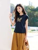 女装26春夏新品圆领蝴蝶飞袖2223-M10089 商品缩略图0